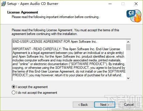 Apen Audio CD Burner下载,音频CD刻录工具,音频CD刻录