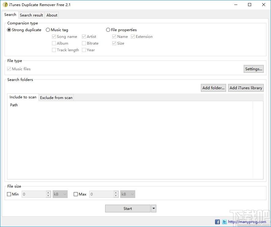 iTunes Duplicate Remover Free下载,重复文件清理,图像其它,文件清理,重复清理
